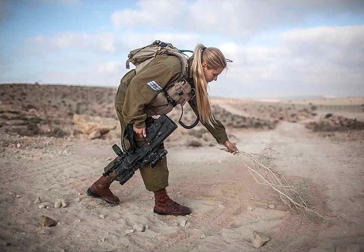 сапер армии Израиля - женщина